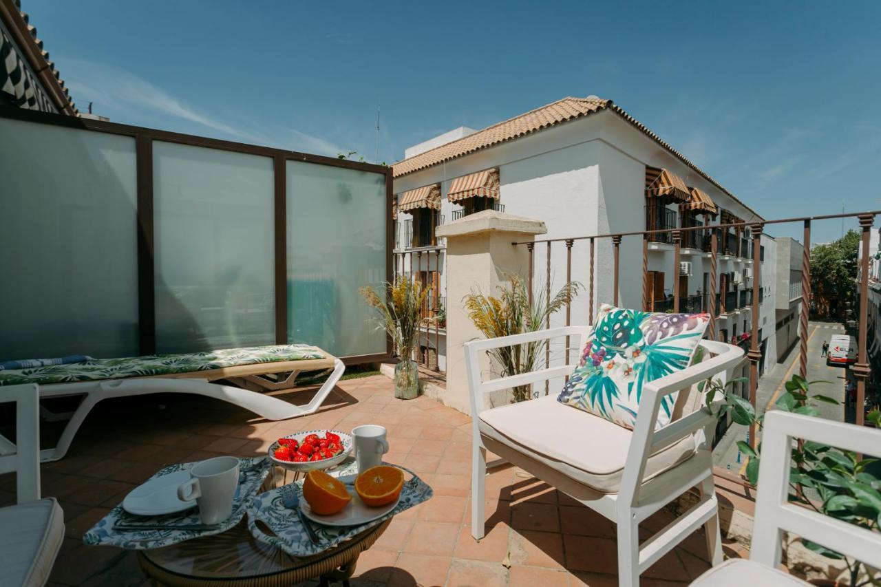 セビリアO&L Lumbreras: Bright Duplex With Private Terraceアパートメント エクステリア 写真